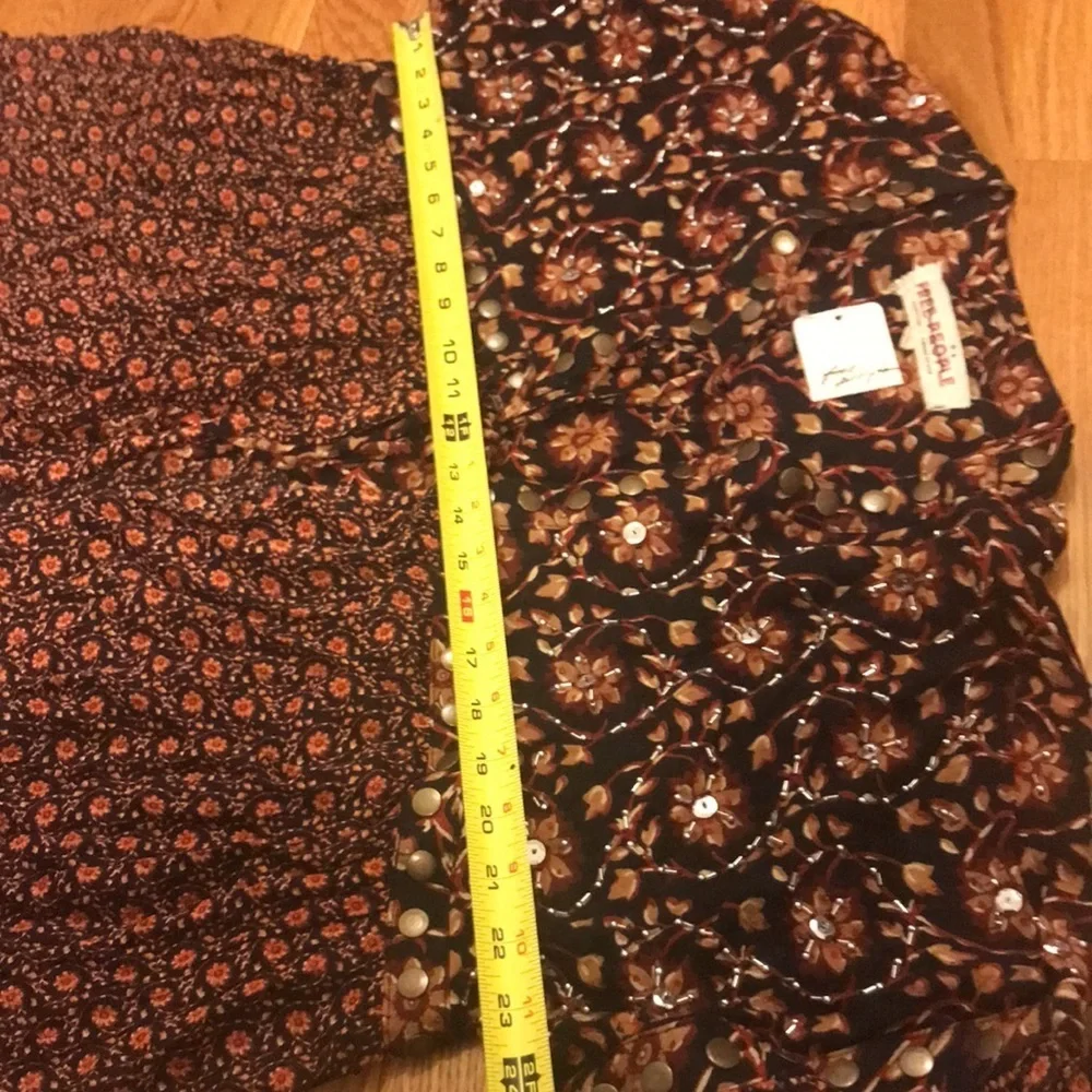 NWT Free People Malia Babydoll Jacket Blouse size Large